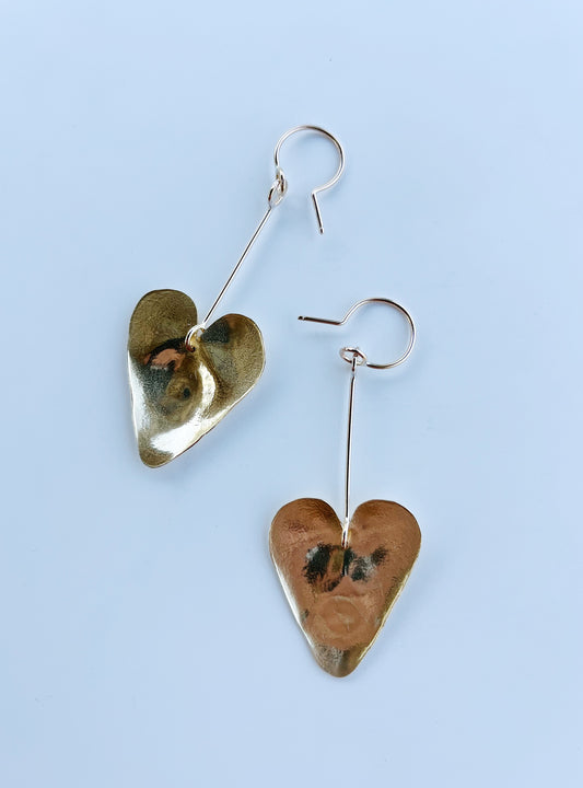 Heart Of Gold earrings