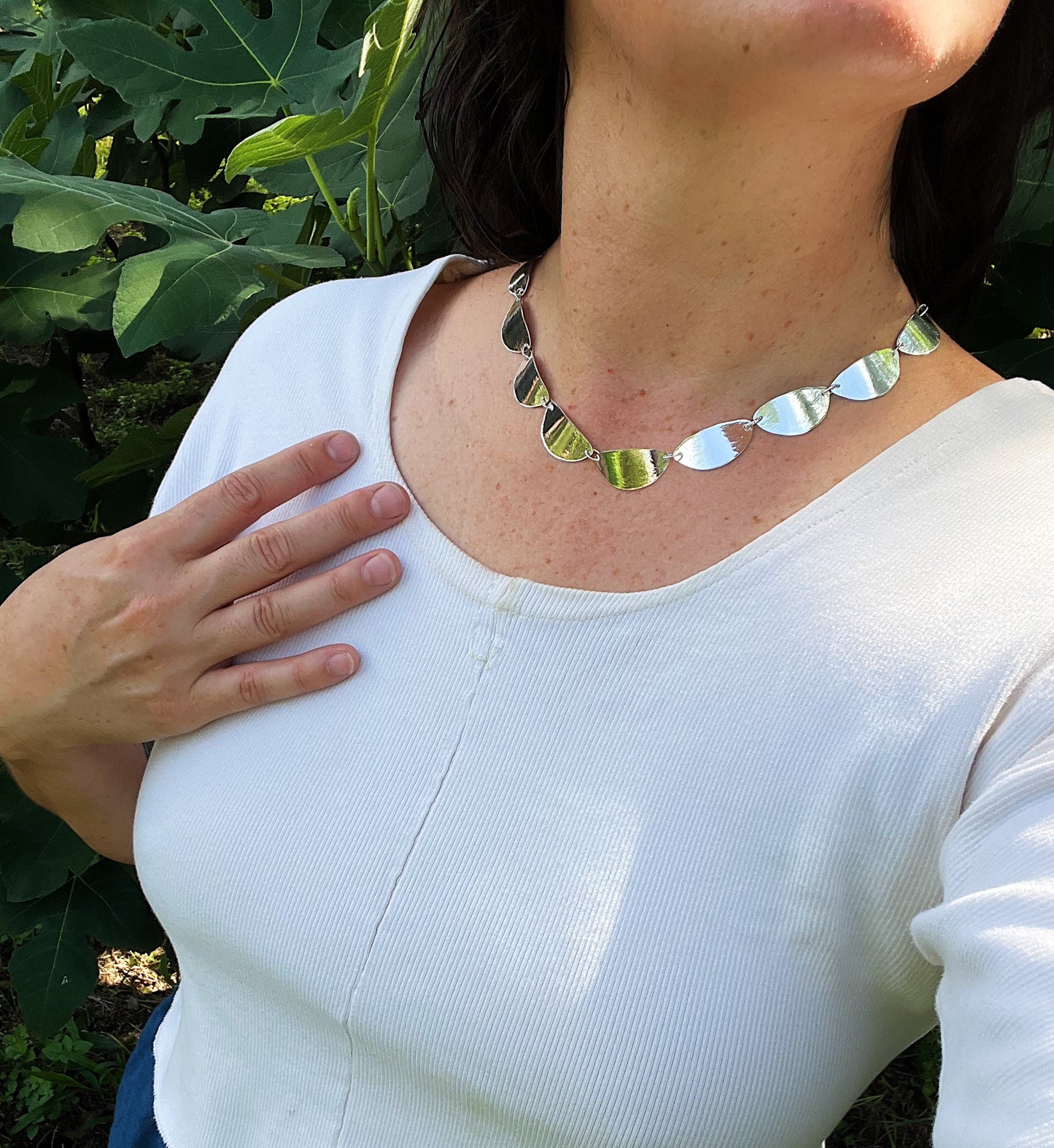 Eclipse collar necklace