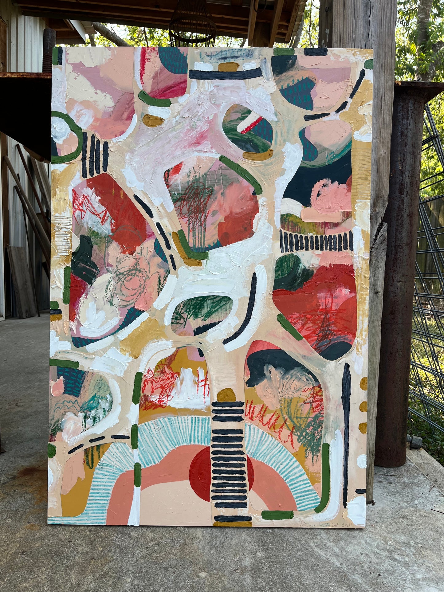 To Peek original painting