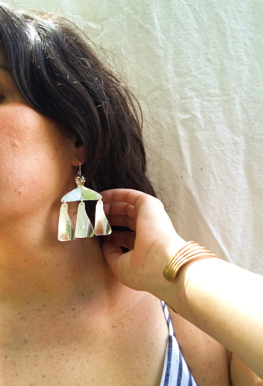 Three Golden Trees earrings