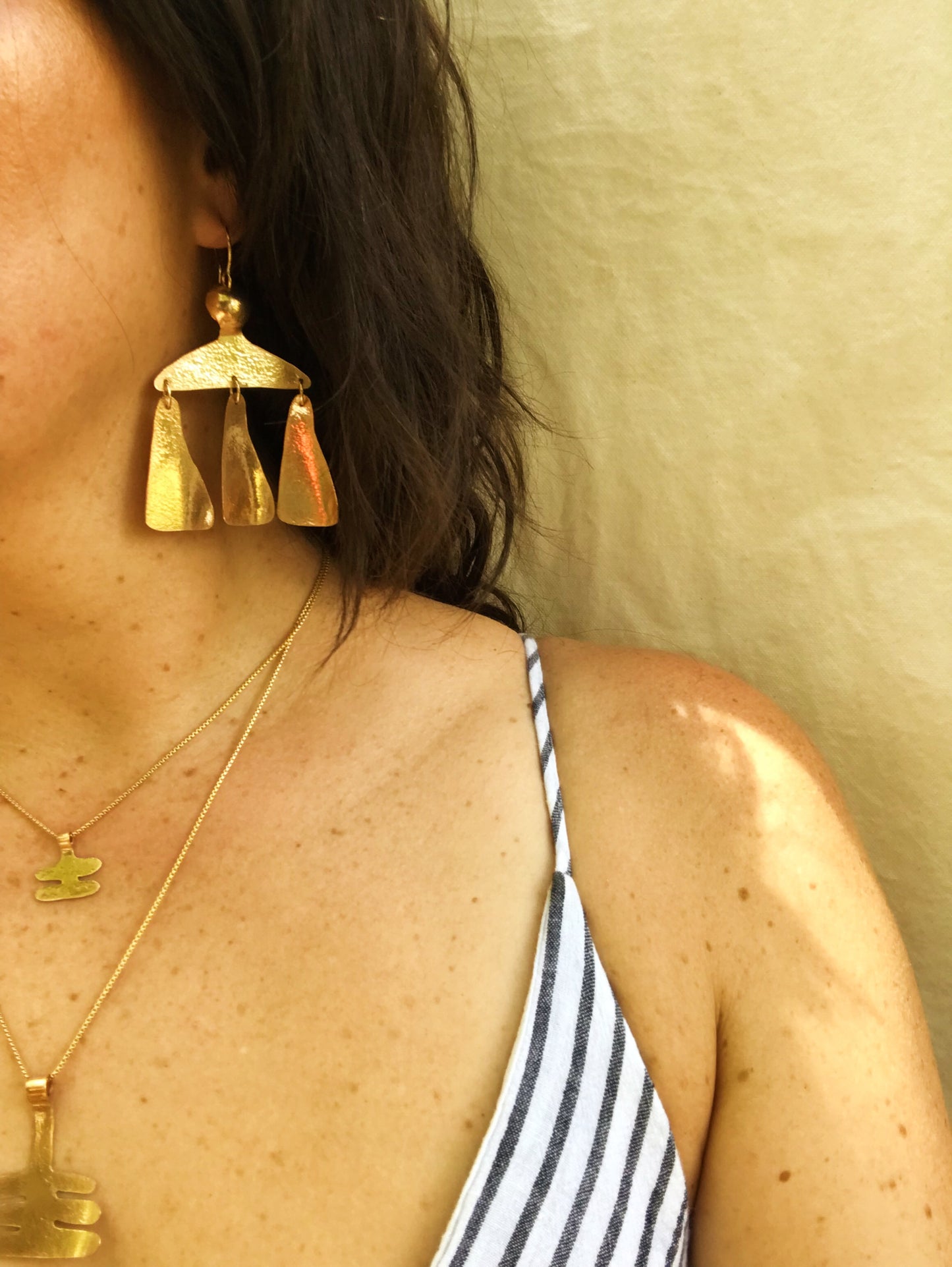 Three Golden Trees earrings