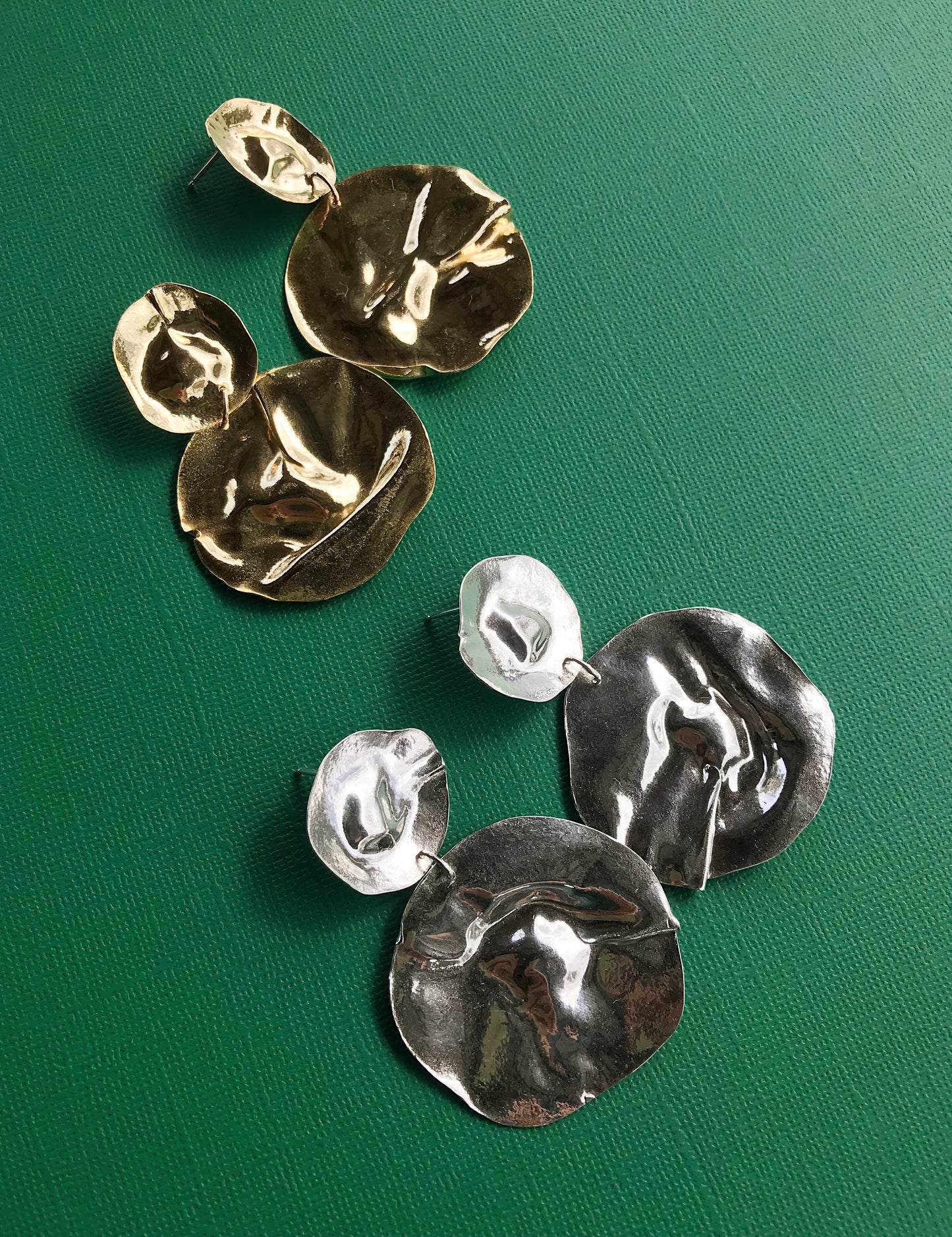 Metal Firecracker earrings
