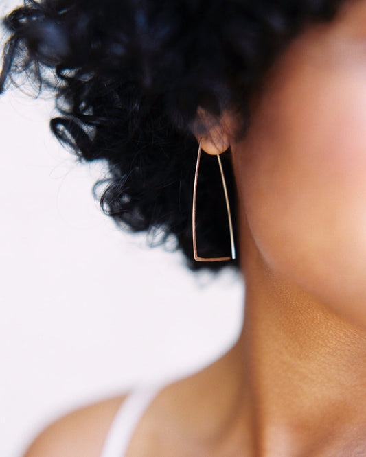 Geo Ear Hook earrings