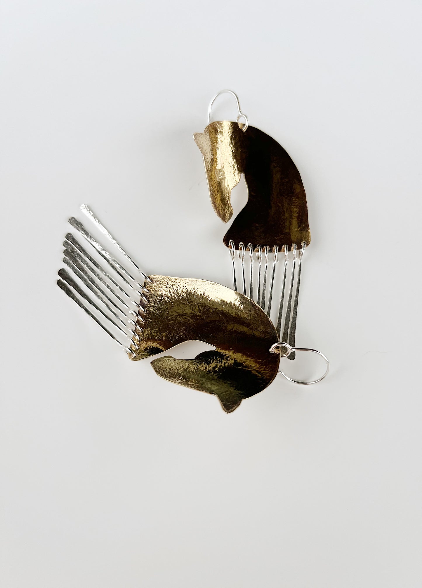 Silver Stallion earrings