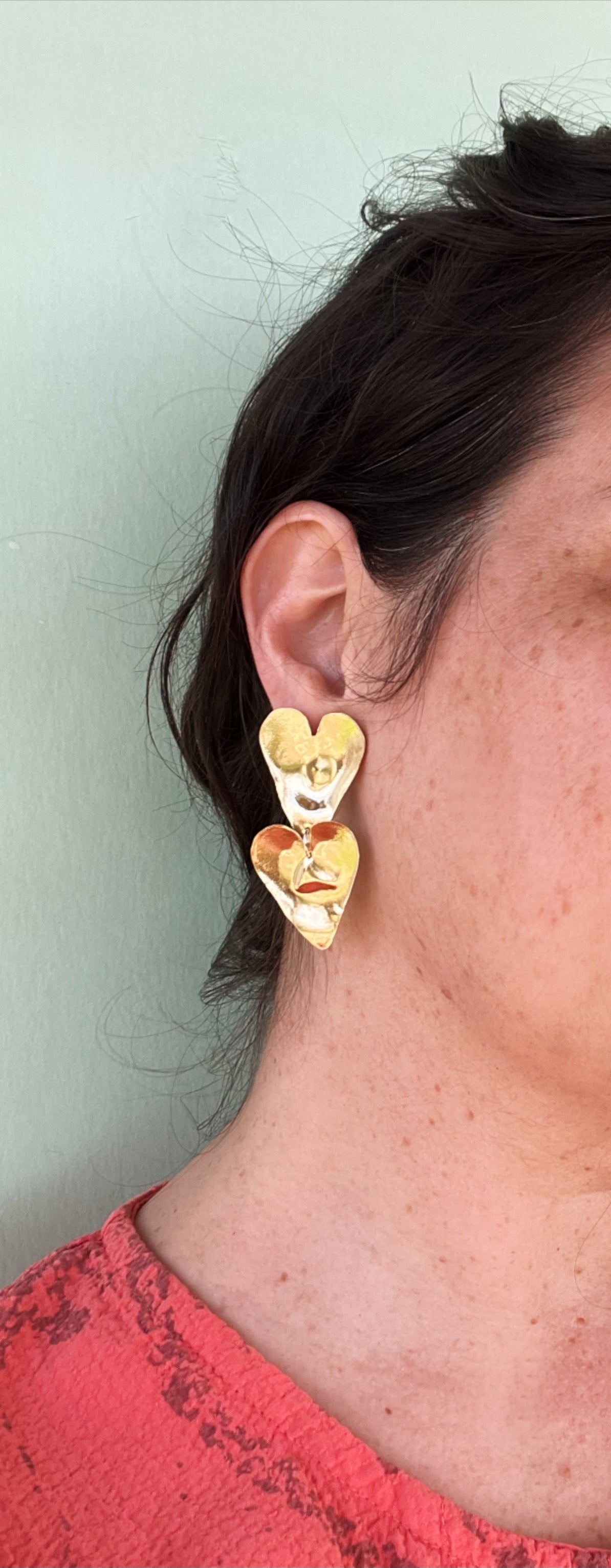 Double Heart earrings