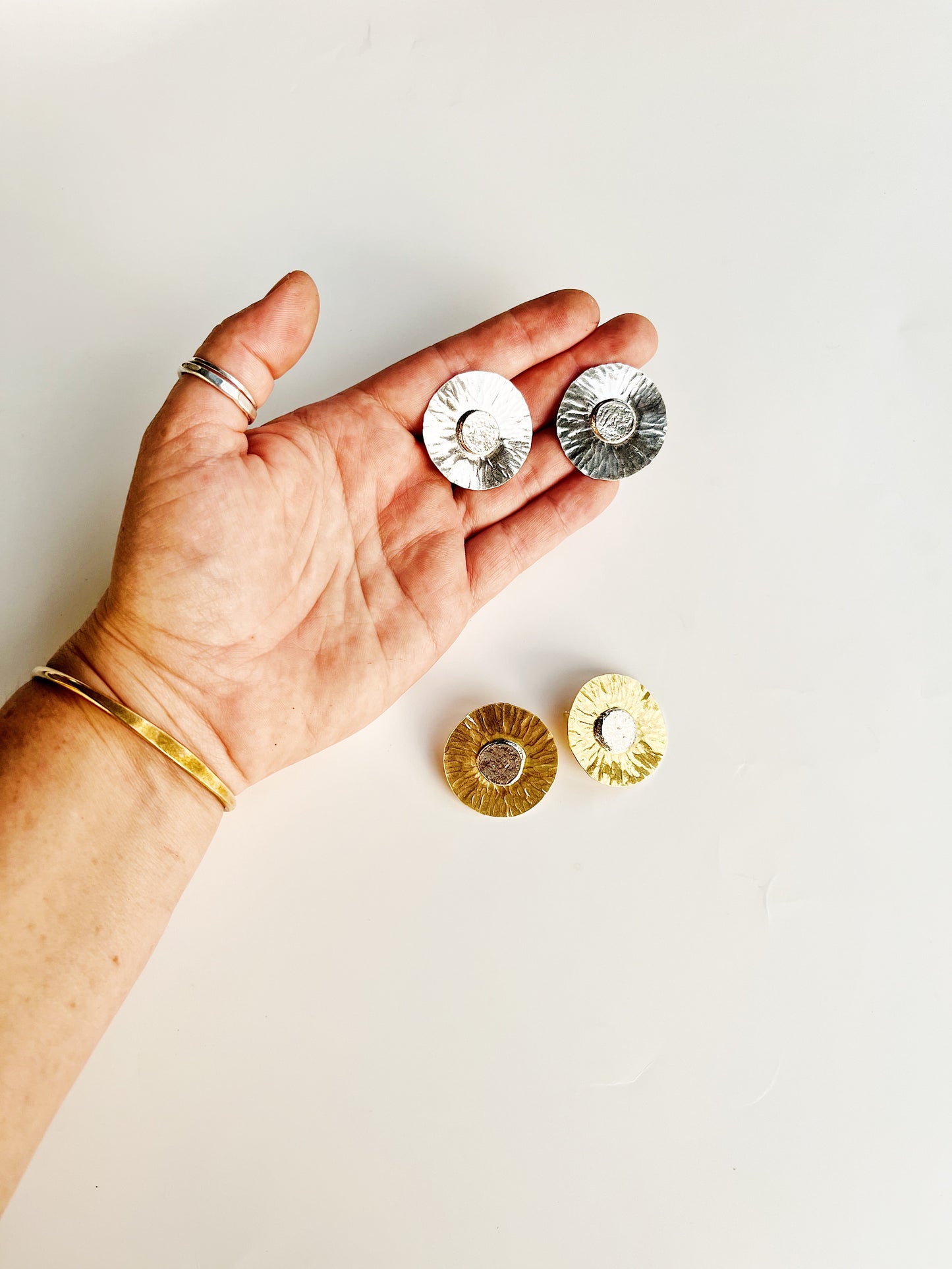 Cosmos post earrings