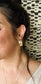 Ebony Eyes hoop earrings