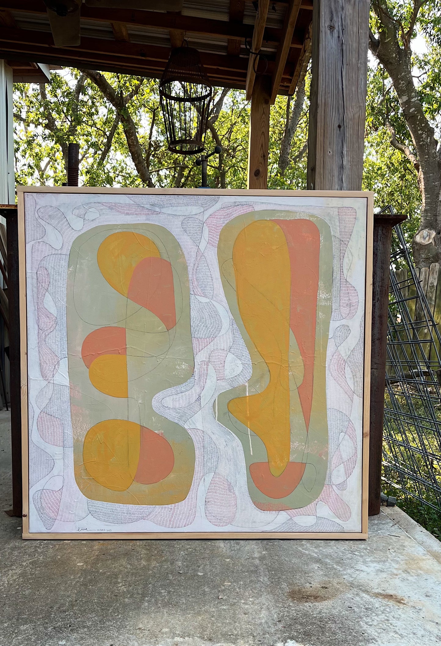 Parts and Pieces original painting 2023