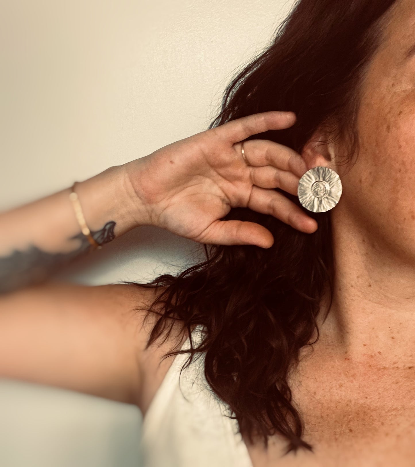 Cosmos post earrings