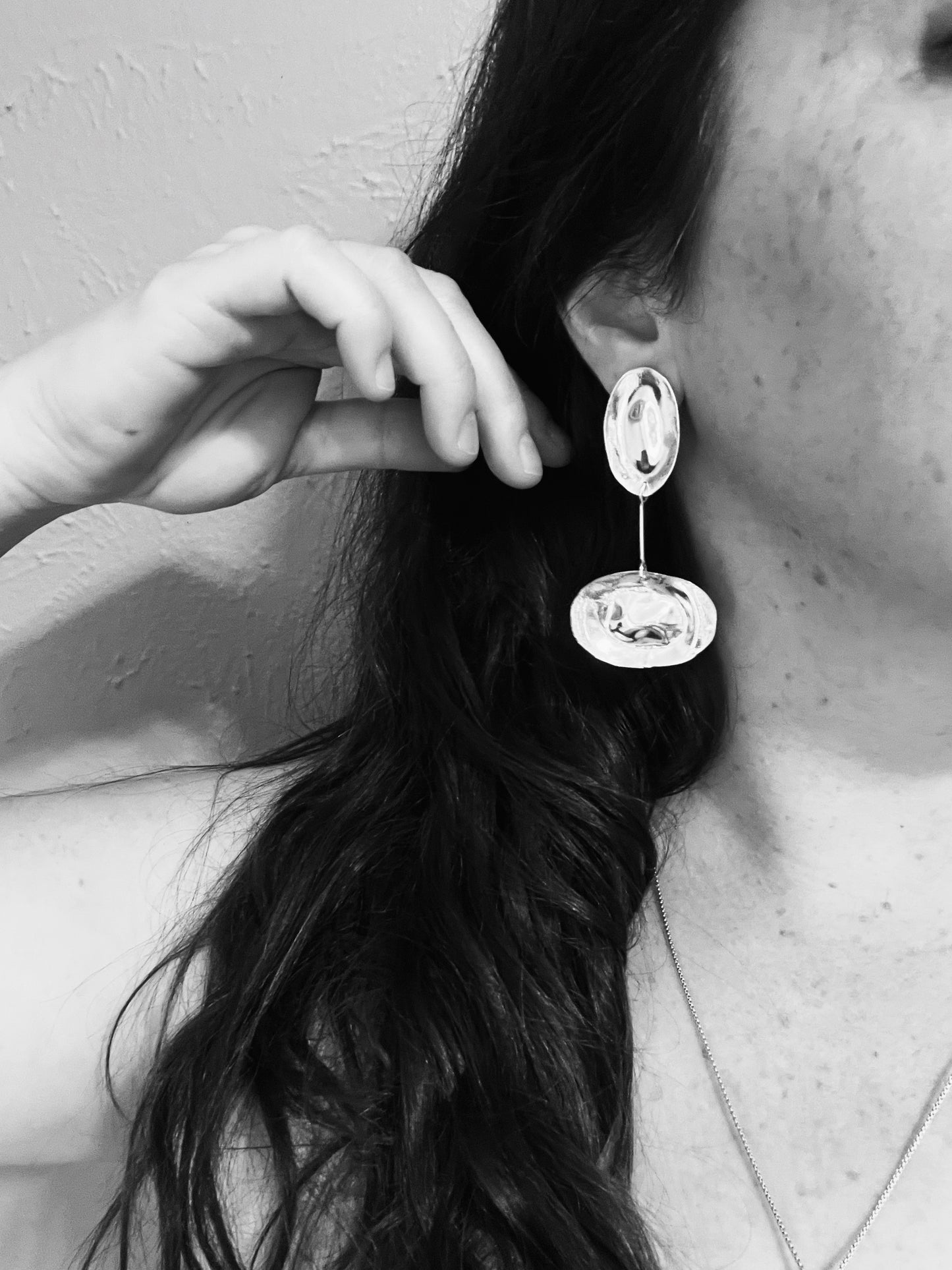 White Water earrings