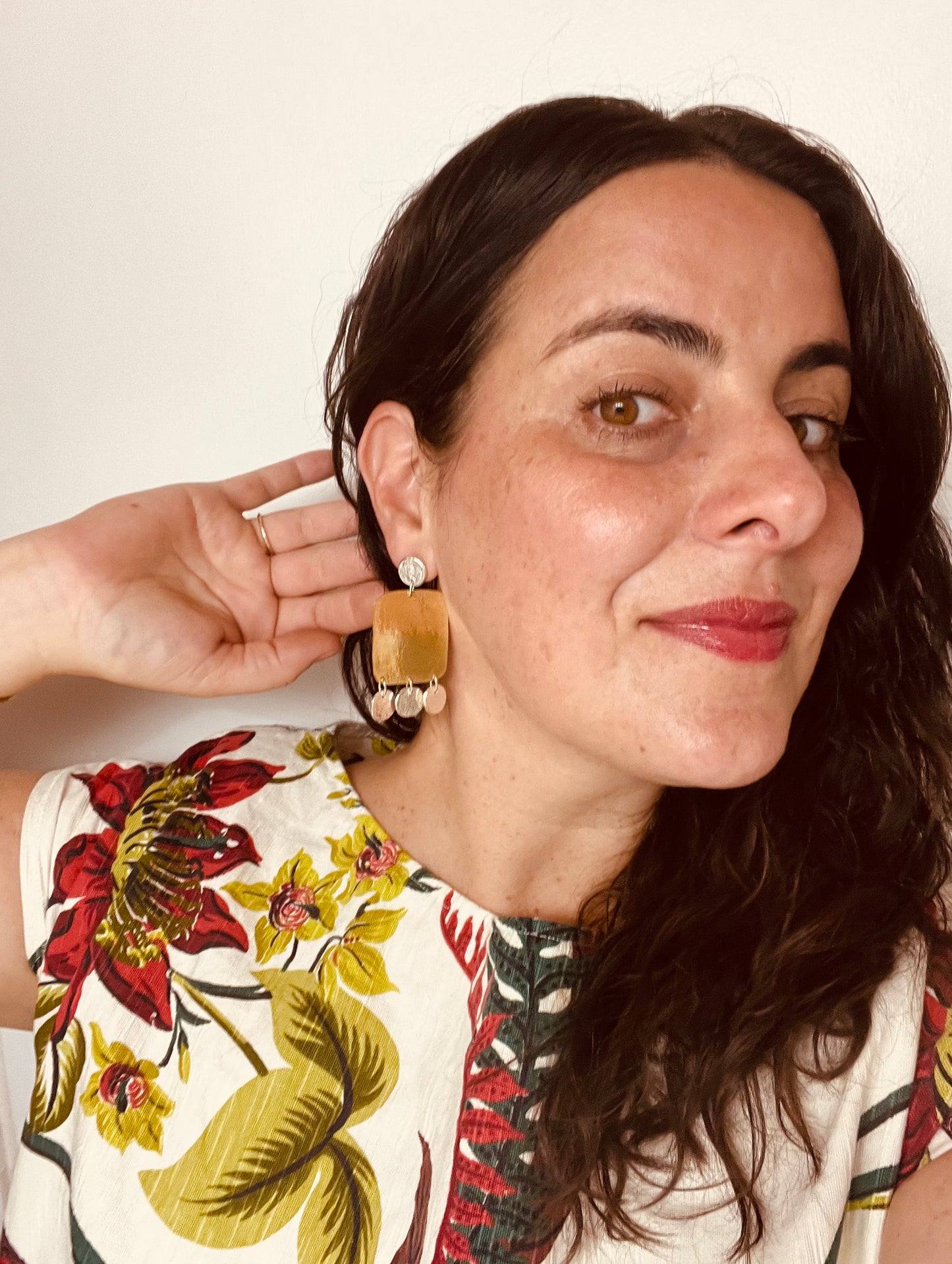 Indian Summer post earrings