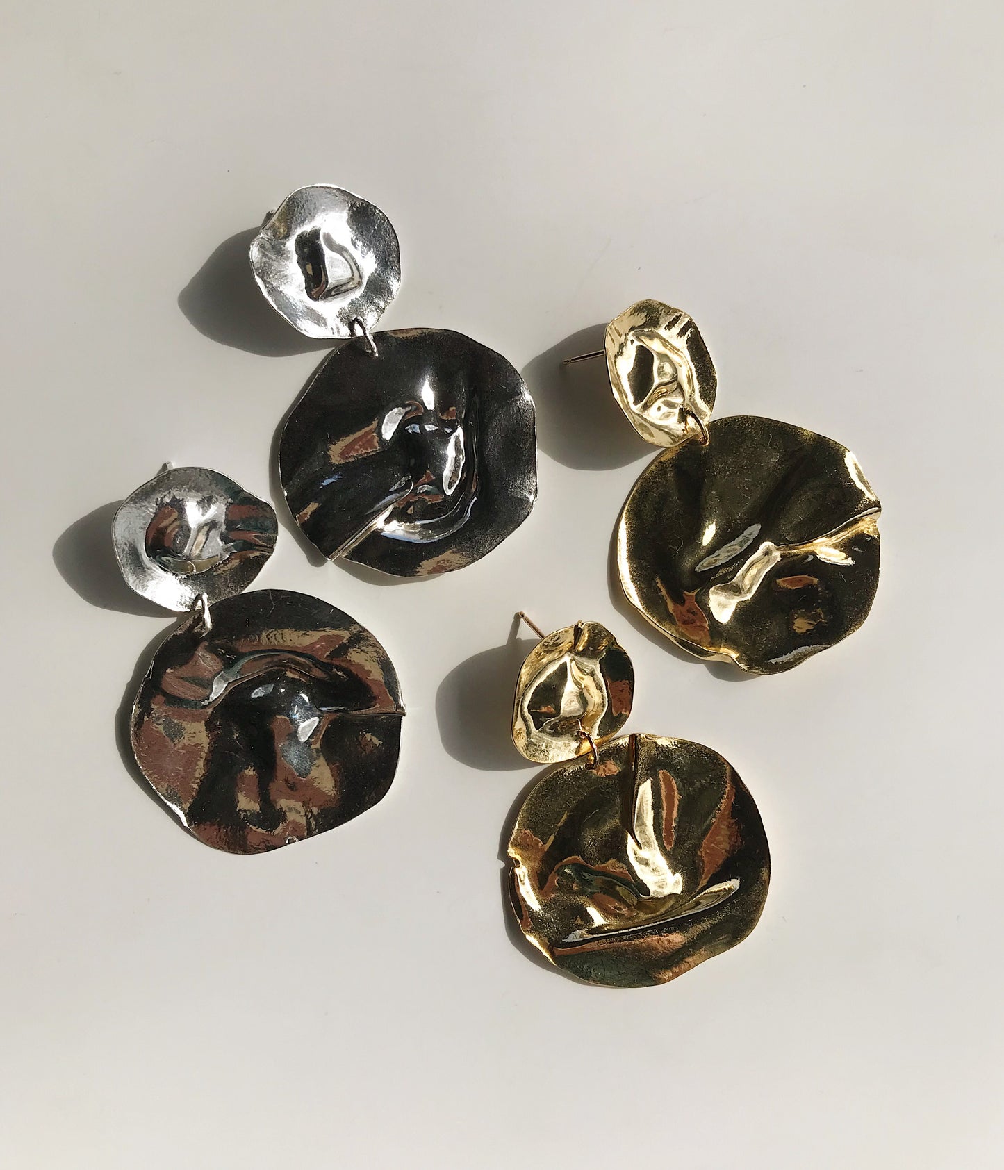 Metal Firecracker earrings